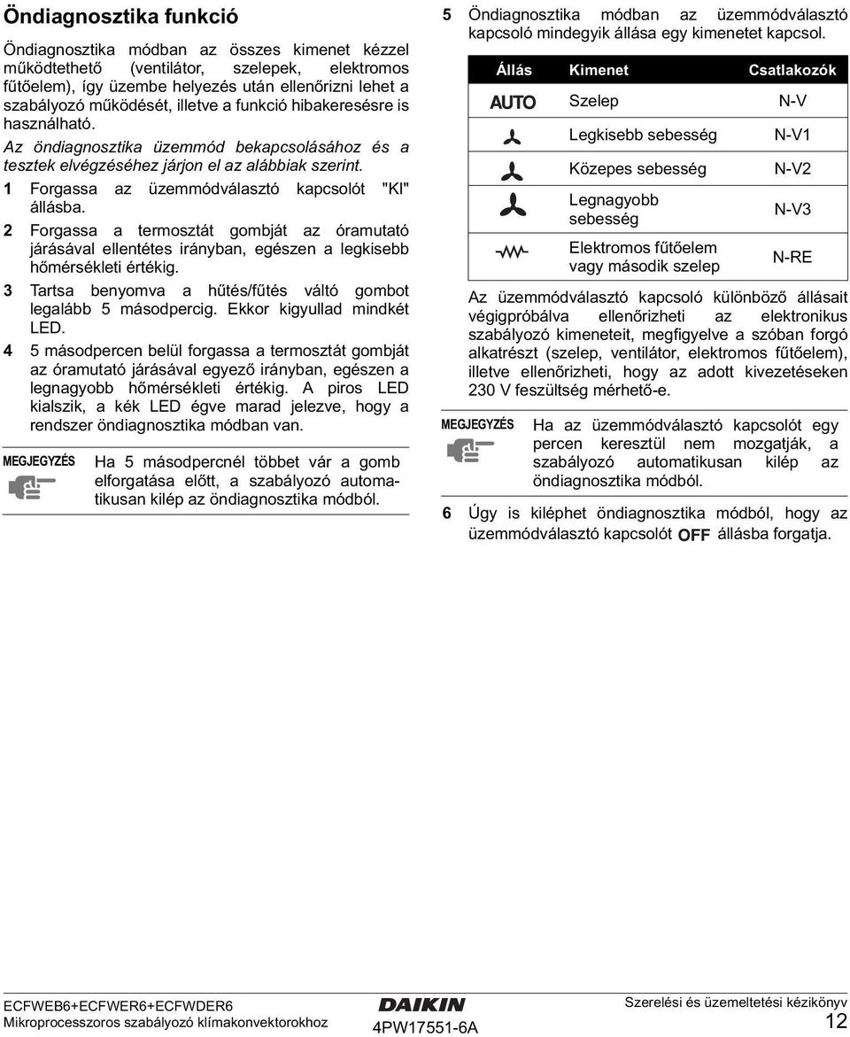 orgassa a termosztát gombját az óramutató járásával ellentétes irányban, egészen a legkisebb hőmérsékleti értékig. 3 Tartsa benyomva a hűtés/fűtés váltó gombot legalább másodpercig.