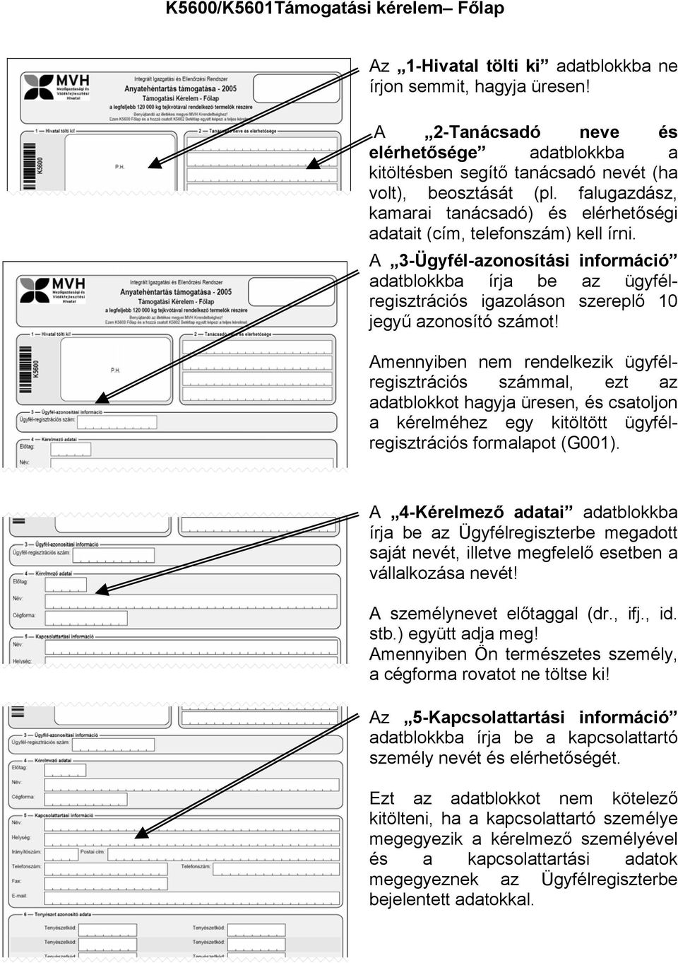 A 3-Ügyfél-azonosítási információ adatblokkba írja be az ügyfélregisztrációs igazoláson szereplő 10 jegyű azonosító számot!