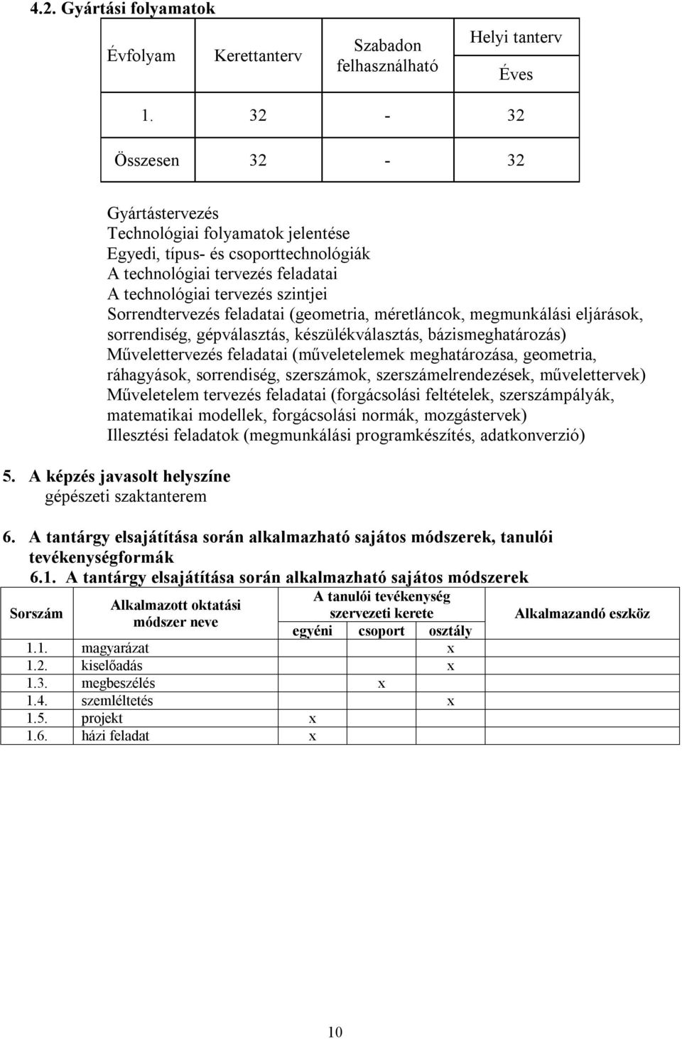 feladatai (geometria, méretláncok, megmunkálási eljárások, sorrendiség, gépválasztás, készülékválasztás, bázismeghatározás) Művelettervezés feladatai (műveletelemek meghatározása, geometria,