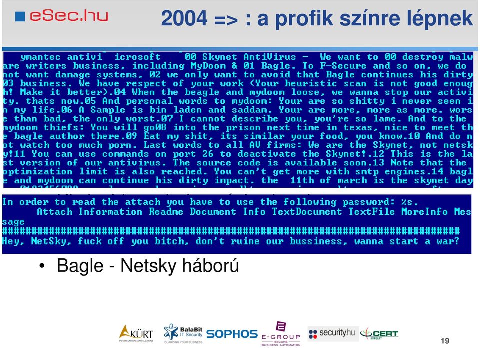 adatok feketepiaca Kis incidensek riasztási szint alatt