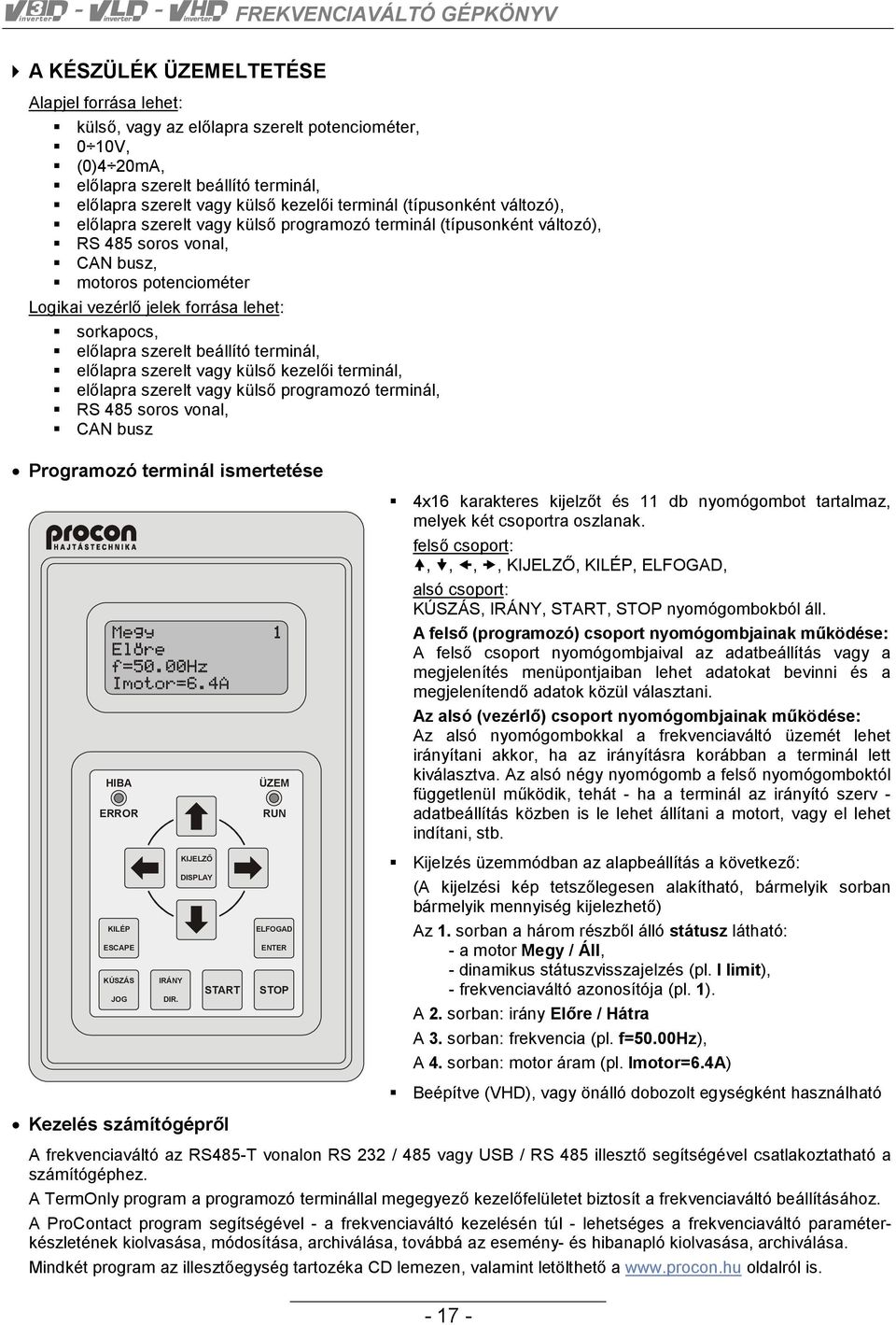 frekvenciaváltó gépkönyv Alapítva: PDF Free Download