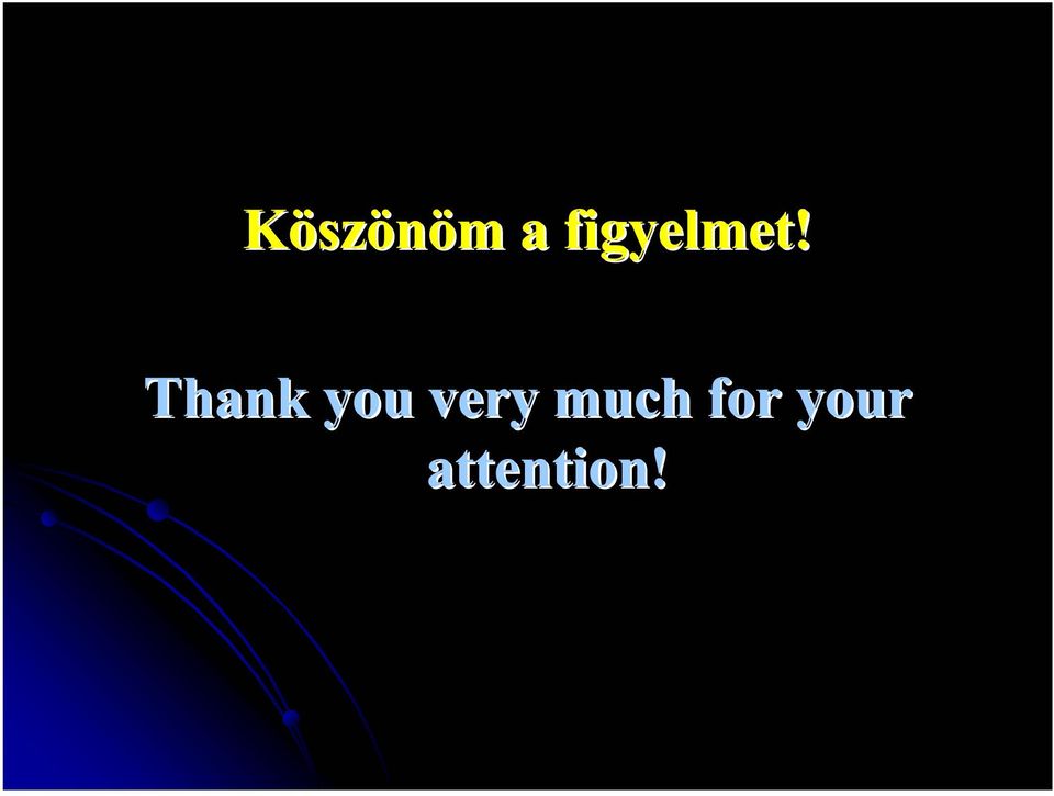 Thank you very