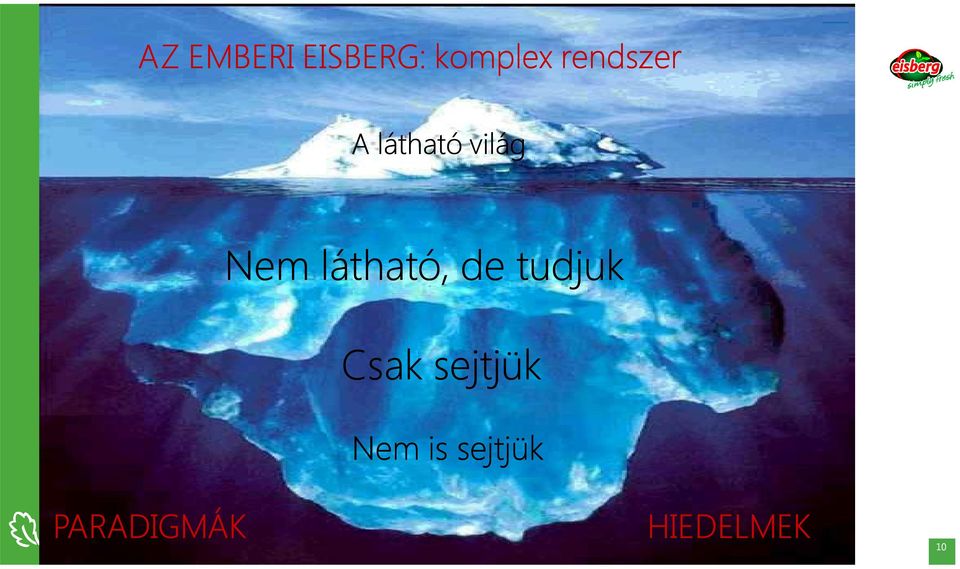 Csak sejtjük Nem is sejtjük PARADIGMÁK
