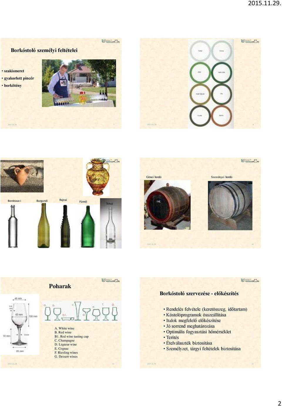 Riesling wines G.