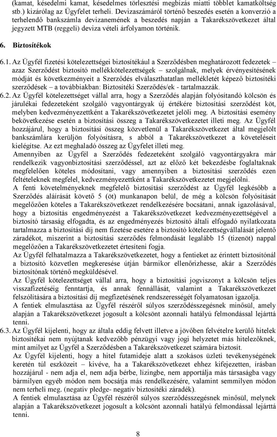 Biztosítékok 6.1.