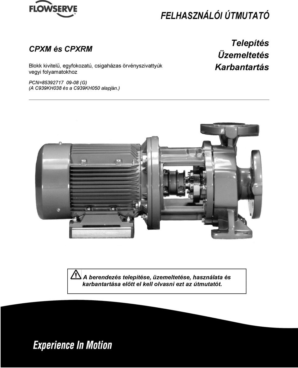 PCN=85392717 09-08 (G) (A C939KH038 és a C939KH050 alapján.