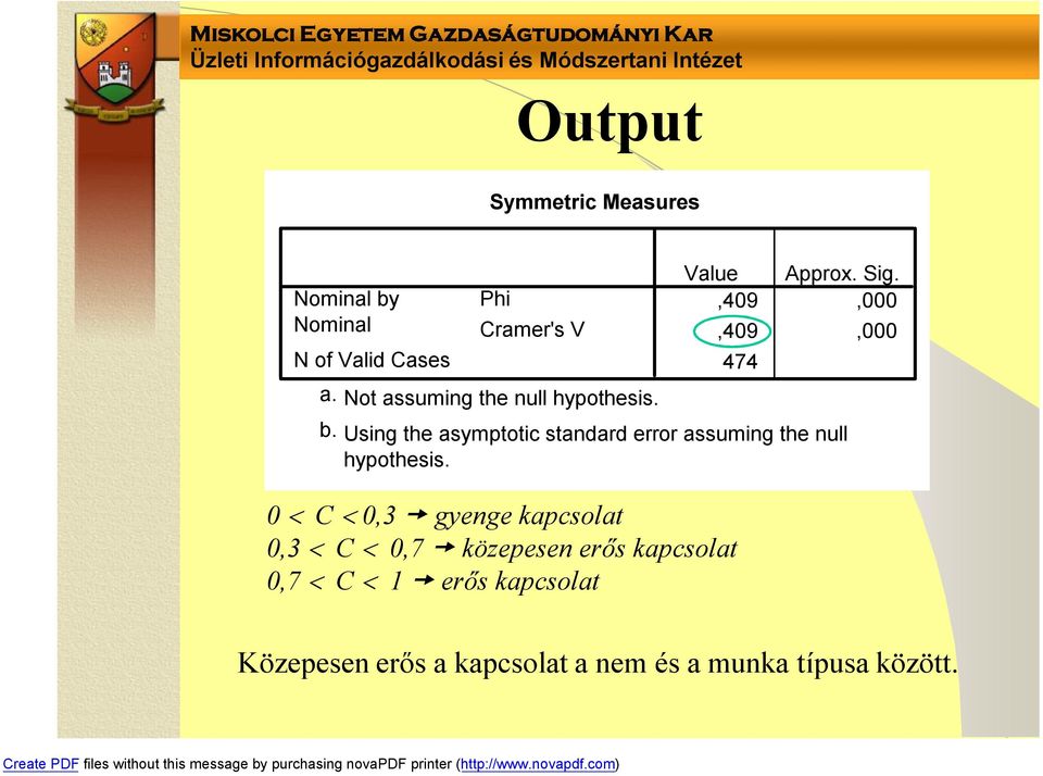 ,409,000,409,000 474 Using the asymptotic standard error assuming the null hypothesis.