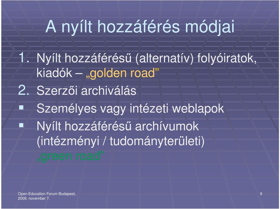 golden road 2.