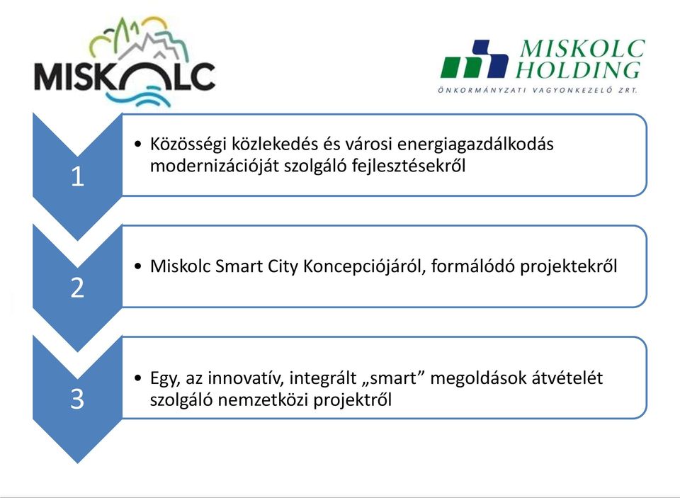 City Koncepciójáról, formálódó projektekről 3 Egy, az