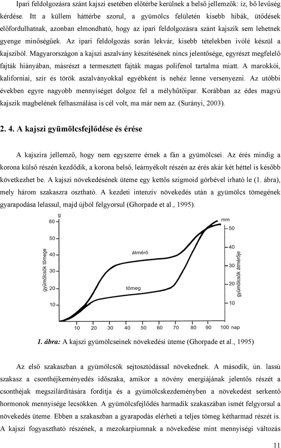Az ipari feldolgozás során lekvár, kisebb tételekben ivólé készül a kajsziból.