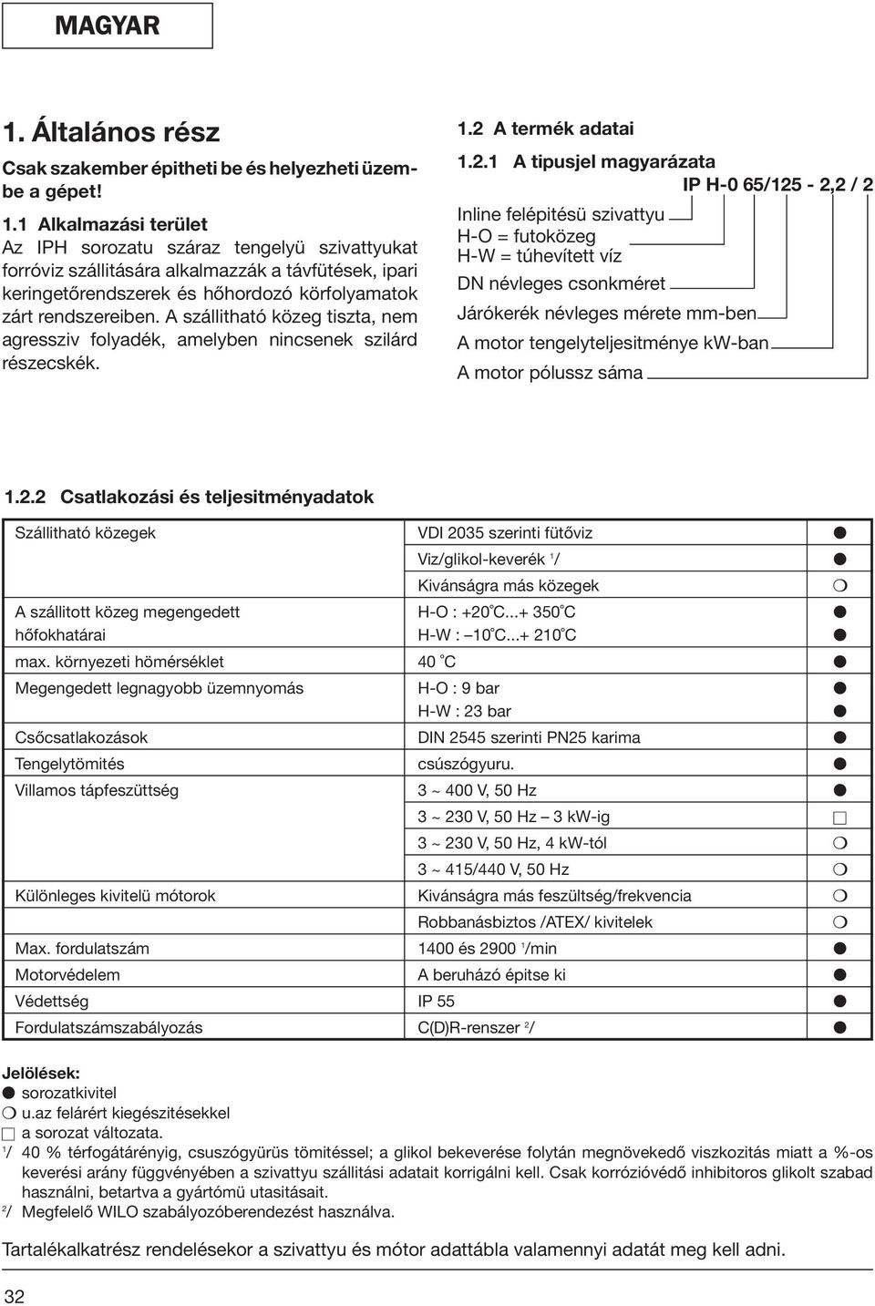 A termék adatai 1.2.