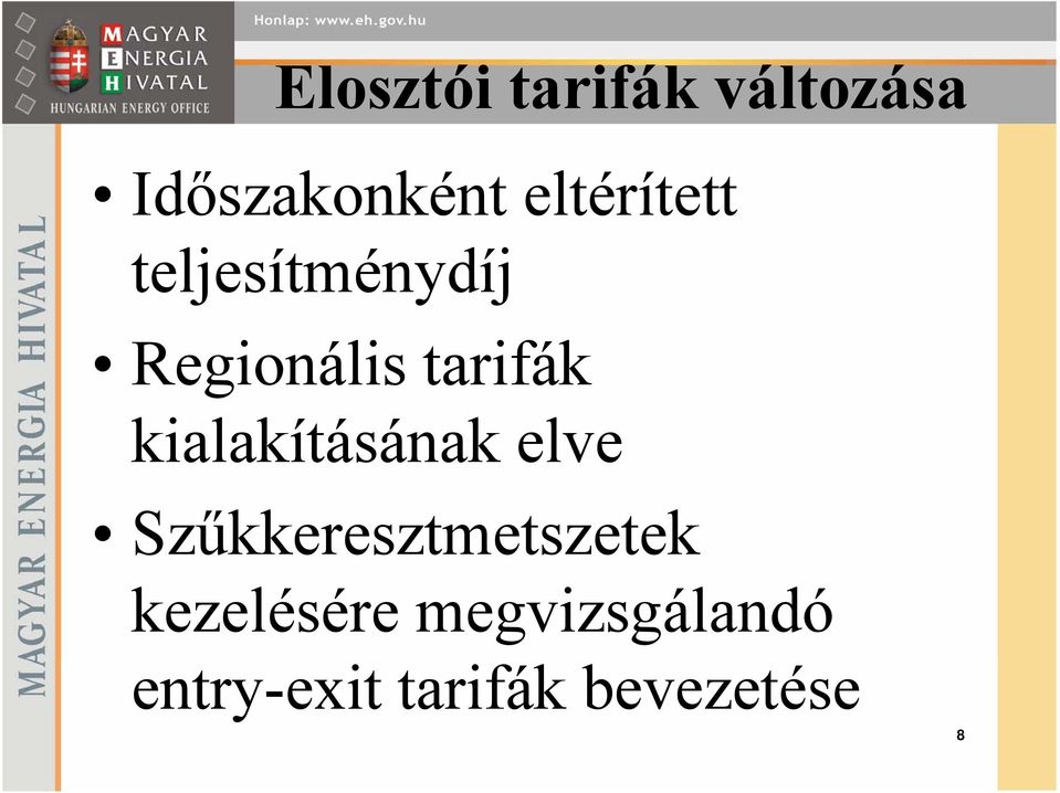 kialakításának elve Szűkkeresztmetszetek