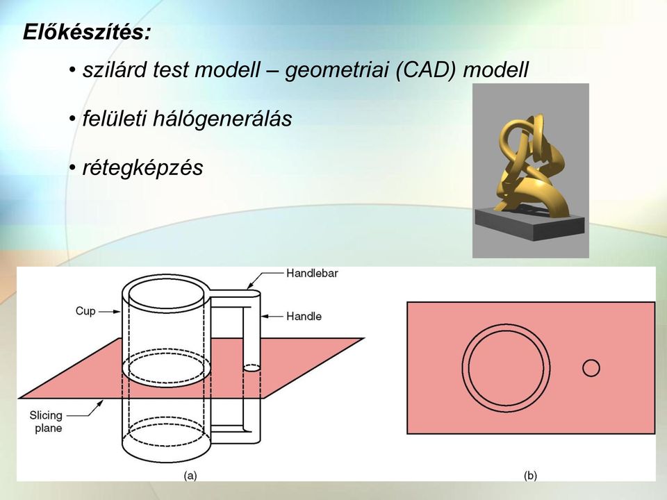 (CAD) modell felületi