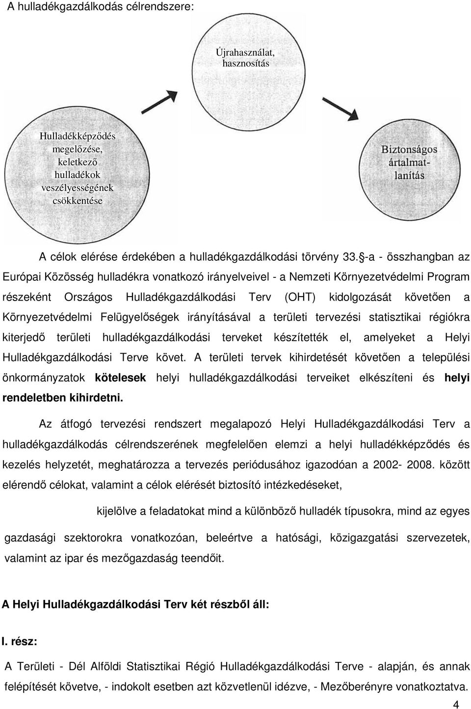 Környezetvédelmi Felügyelőségek irányításával a területi tervezési statisztikai régiókra kiterjedő területi hulladékgazdálkodási terveket készítették el, amelyeket a Helyi Hulladékgazdálkodási Terve