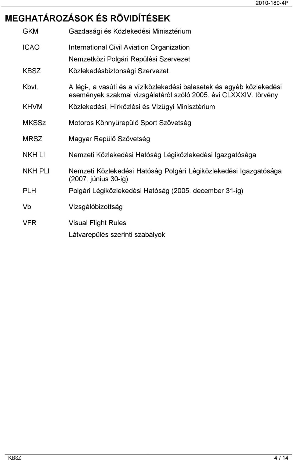 víziközlekedési balesetek és egyéb közlekedési események szakmai vizsgálatáról szóló 2005. évi CLXXXIV.