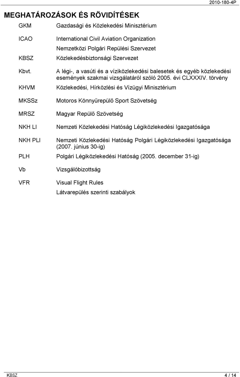 víziközlekedési balesetek és egyéb közlekedési események szakmai vizsgálatáról szóló 2005. évi CLXXXIV.