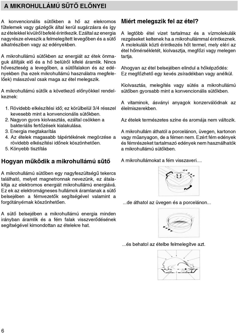 On Ezáltl ccount z of energi this ngyrésze re is elveszik mjor mount felmelegített of energy levegőben is és wsted sütő lktrésziben vgy z edényekben. heting ir, oven components nd food continers.