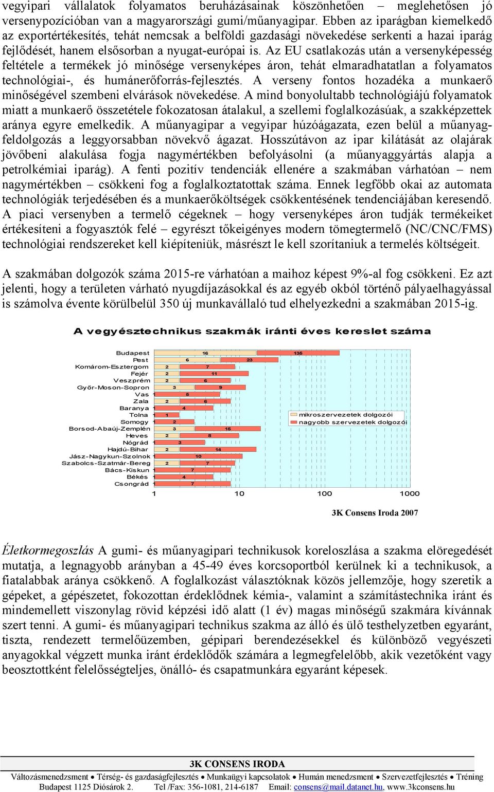 Az EU csatlakozás után a versenyképesség feltétele a termékek jó minősége versenyképes áron, tehát elmaradhatatlan a folyamatos technológiai-, és humánerőforrás-fejlesztés.