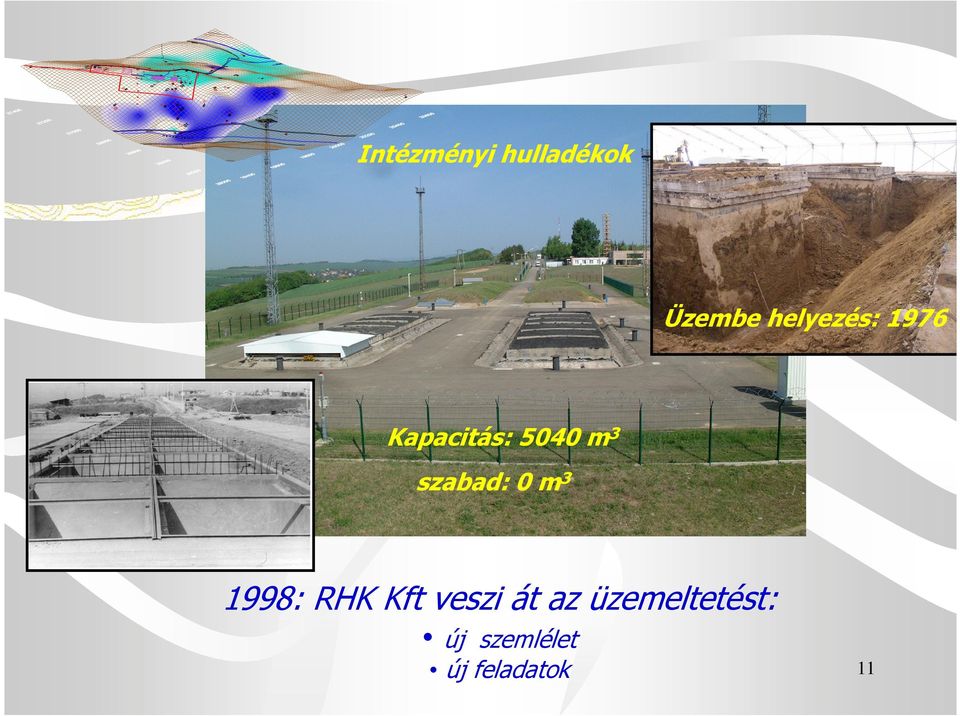 szabad: 0 m3 1998: RHK Kft veszi át