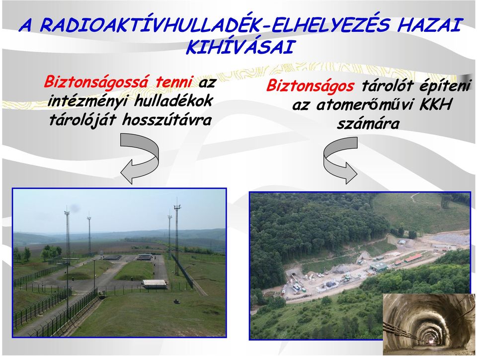 intézményi hulladékok tárolóját