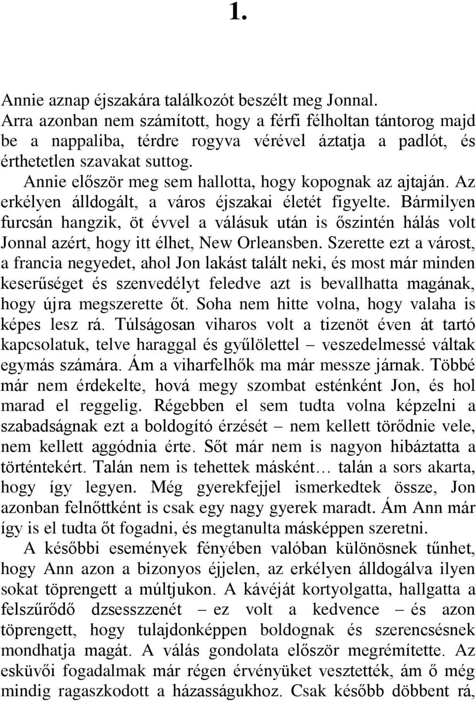Különválás és randevú louisiana