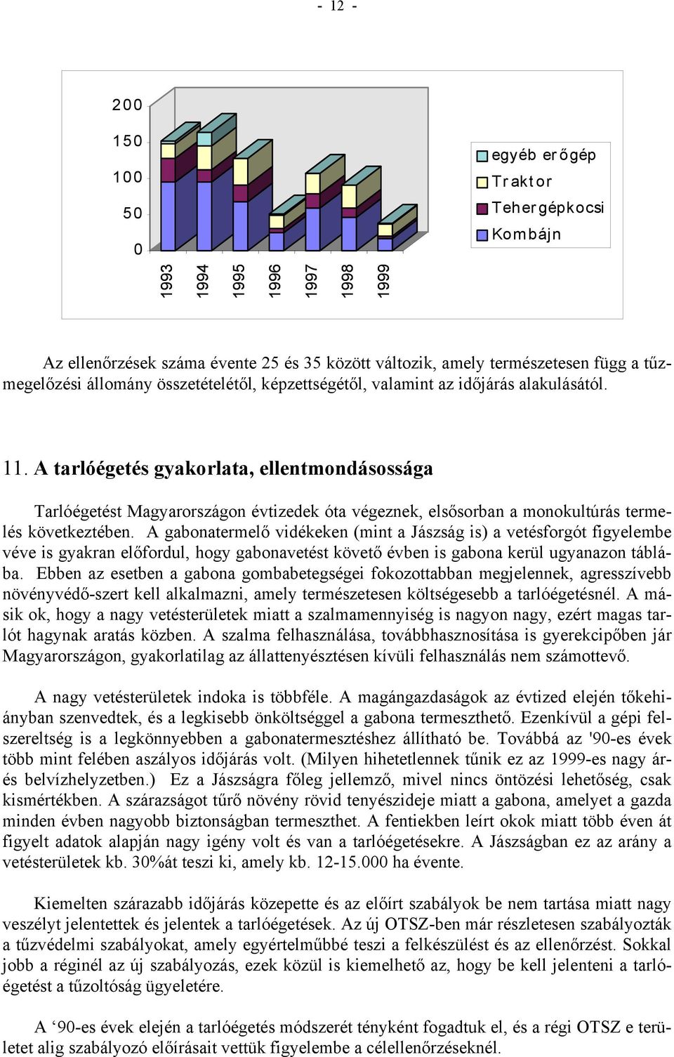 A tarlóégetés gyakorlata, ellentmondásossága Tarlóégetést Magyarországon évtizedek óta végeznek, elsősorban a monokultúrás termelés következtében.