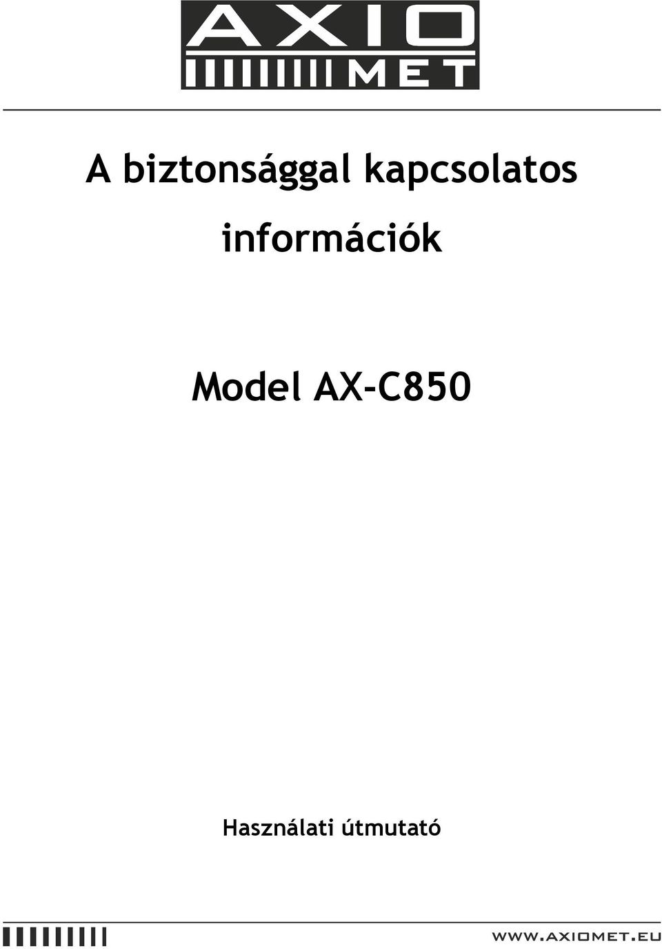 információk Model
