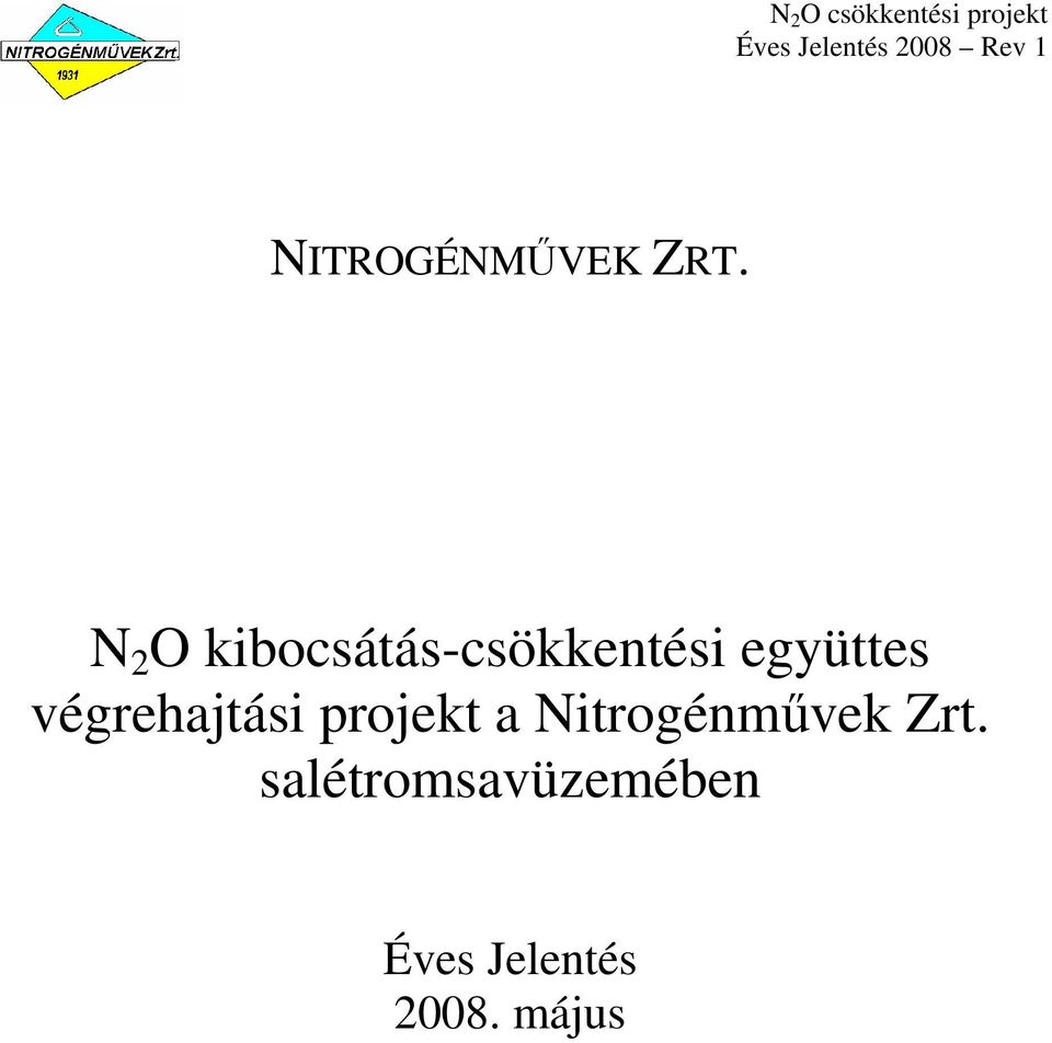 együttes végrehajtási projekt a