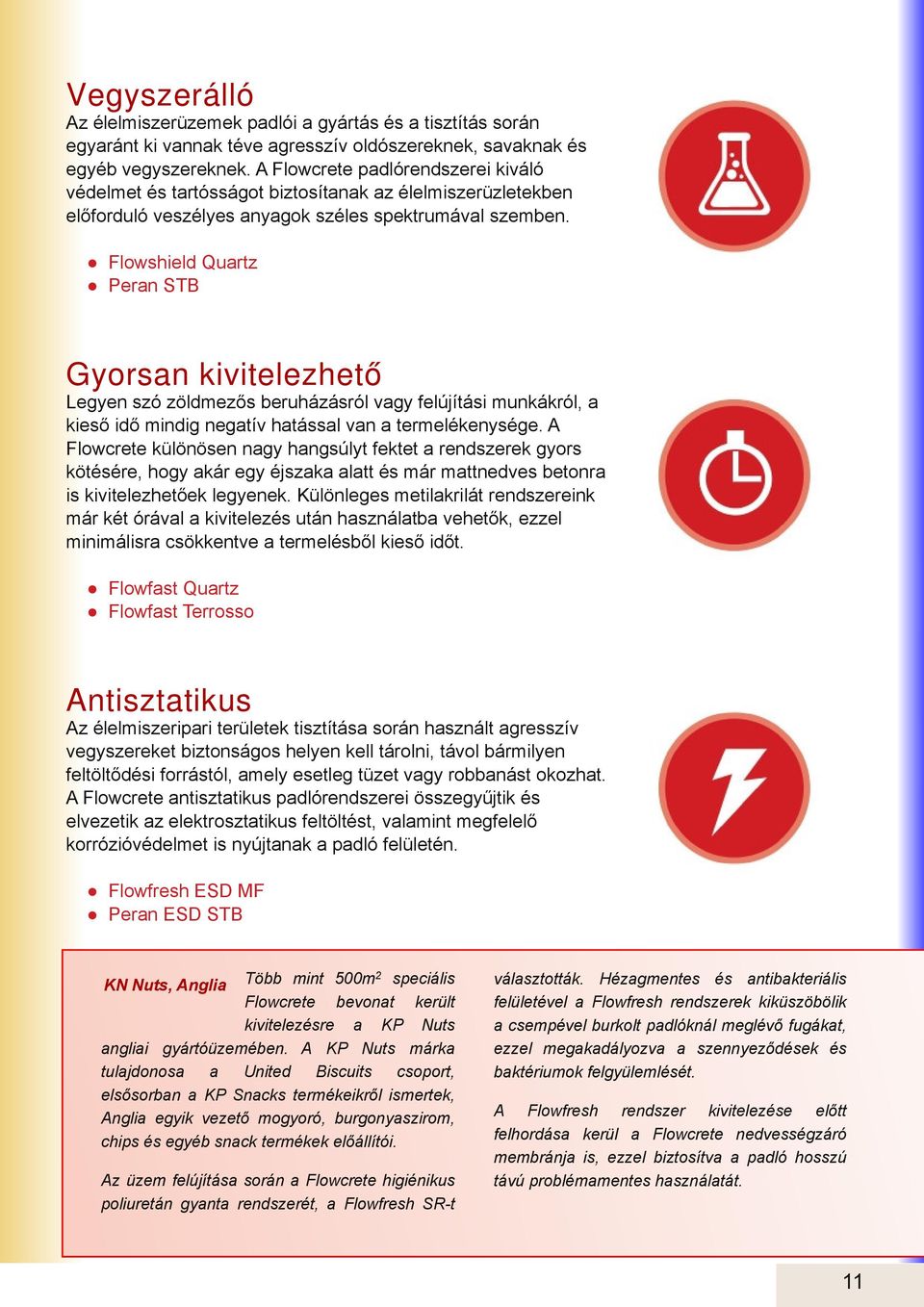 Flowshield Qurtz Pern STB Gyorsn kivitelezhető Legyen szó zöldmezős beruházásról vgy felújítási munkákról, kieső idő mindig negtív htássl vn termelékenysége.