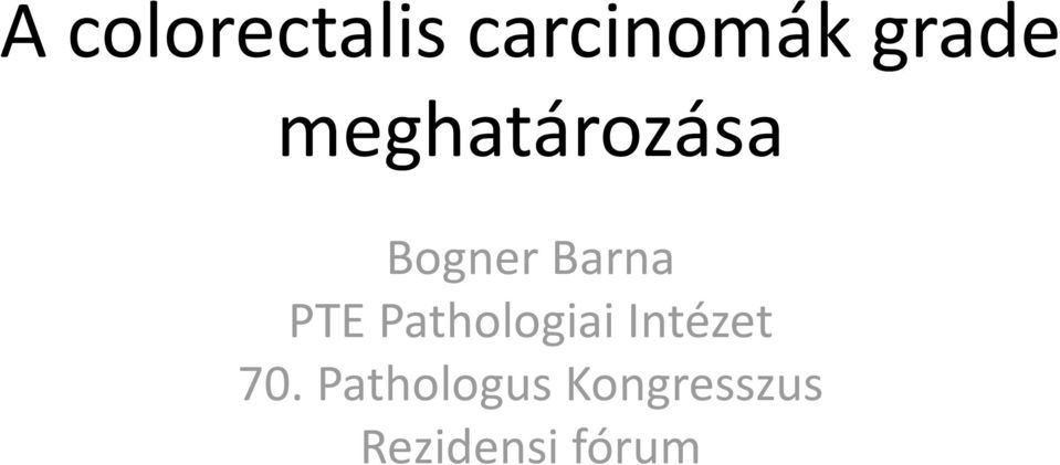 Pathologiai Intézet 70.