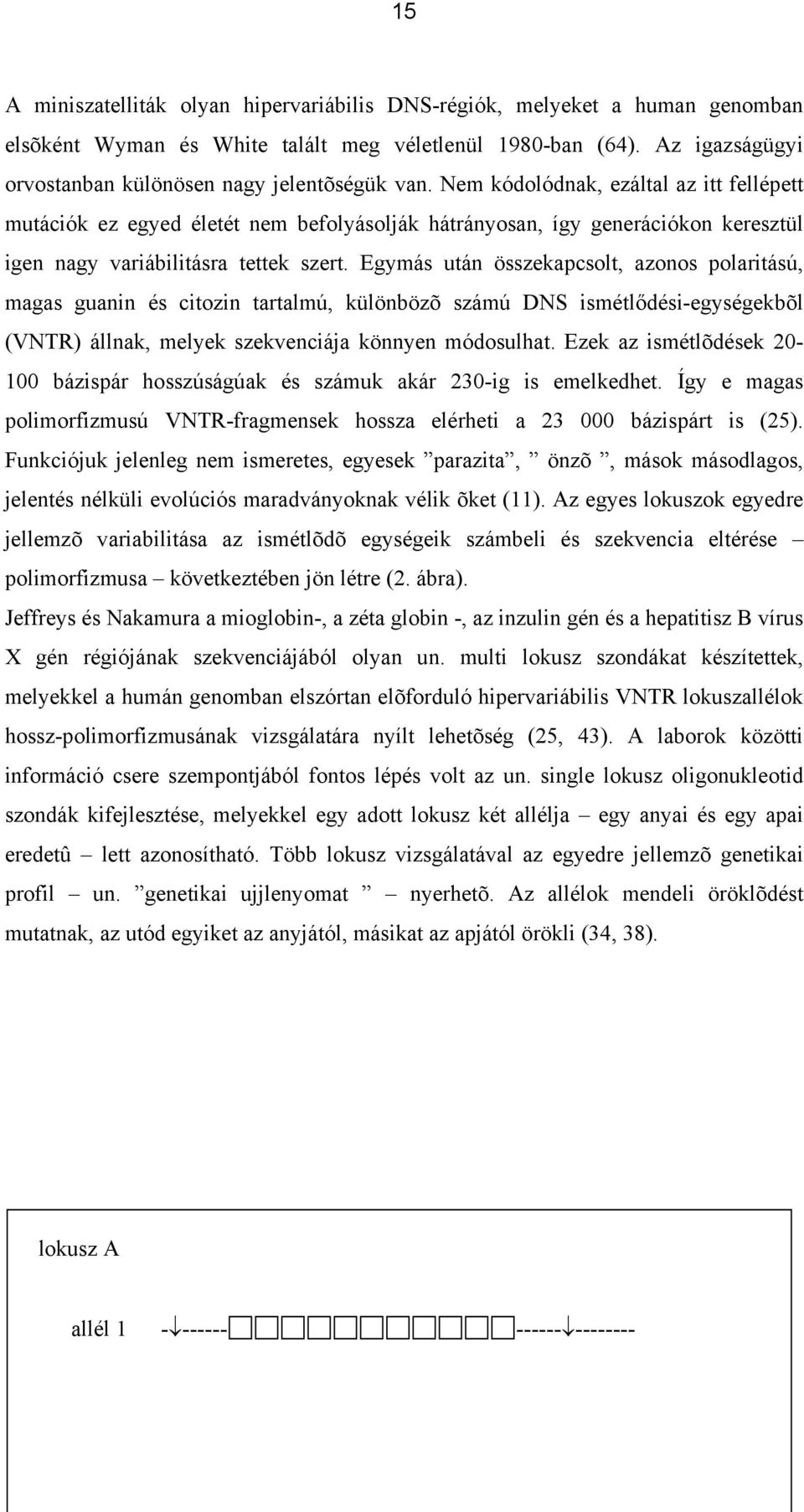 Nem kódolódnak, ezáltal az itt fellépett mutációk ez egyed életét nem befolyásolják hátrányosan, így generációkon keresztül igen nagy variábilitásra tettek szert.