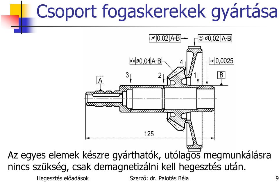 szükség, csak demagnetizálni kell hegesztés