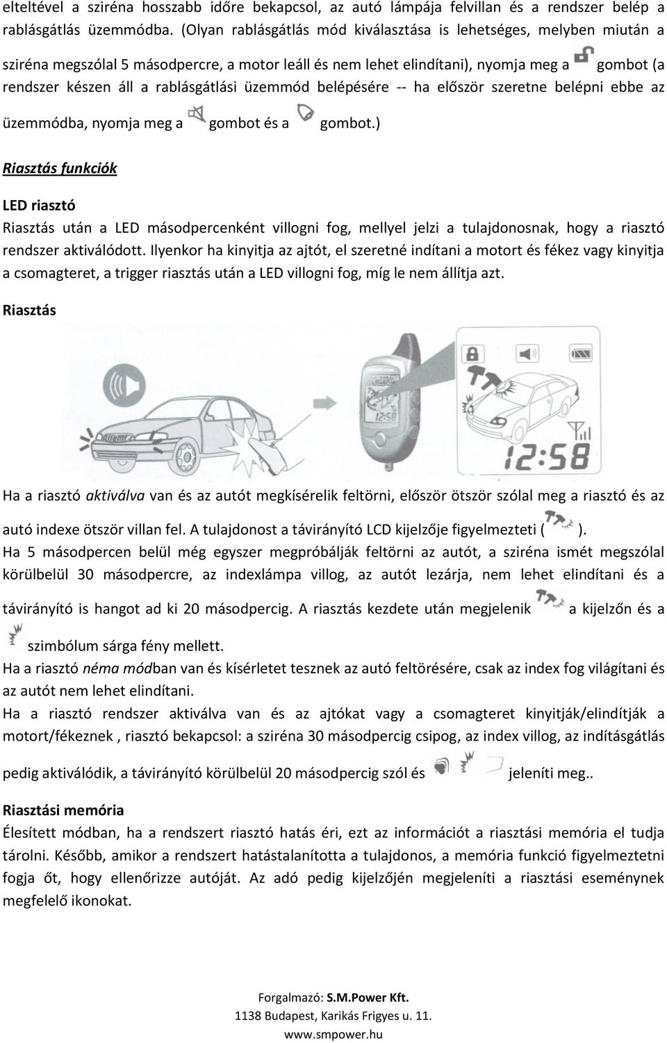 HASZNÁLATI ÚTMUTATÓ. FM Kétirányú riasztóhoz - PDF Ingyenes letöltés