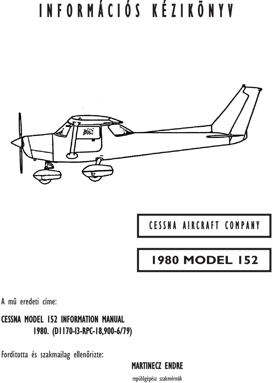 152 INFORMATION MANUAL 1980.
