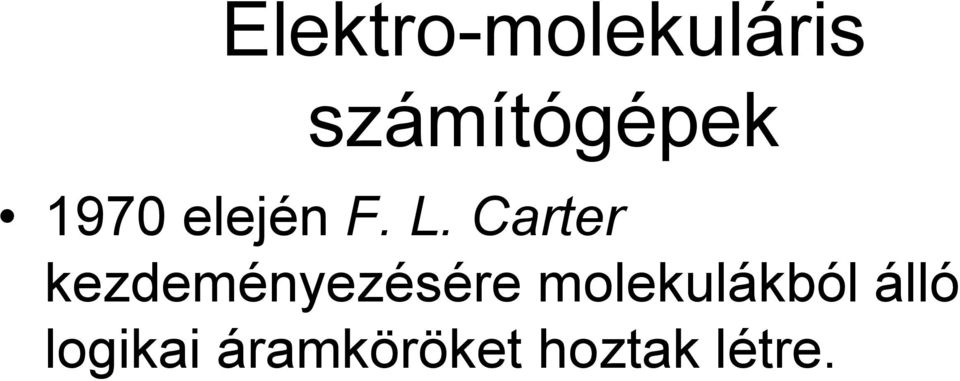 Carter kezdeményezésére