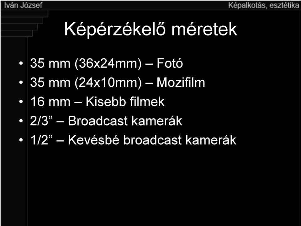 Mozifilm 16 mm Kisebb filmek 2/3