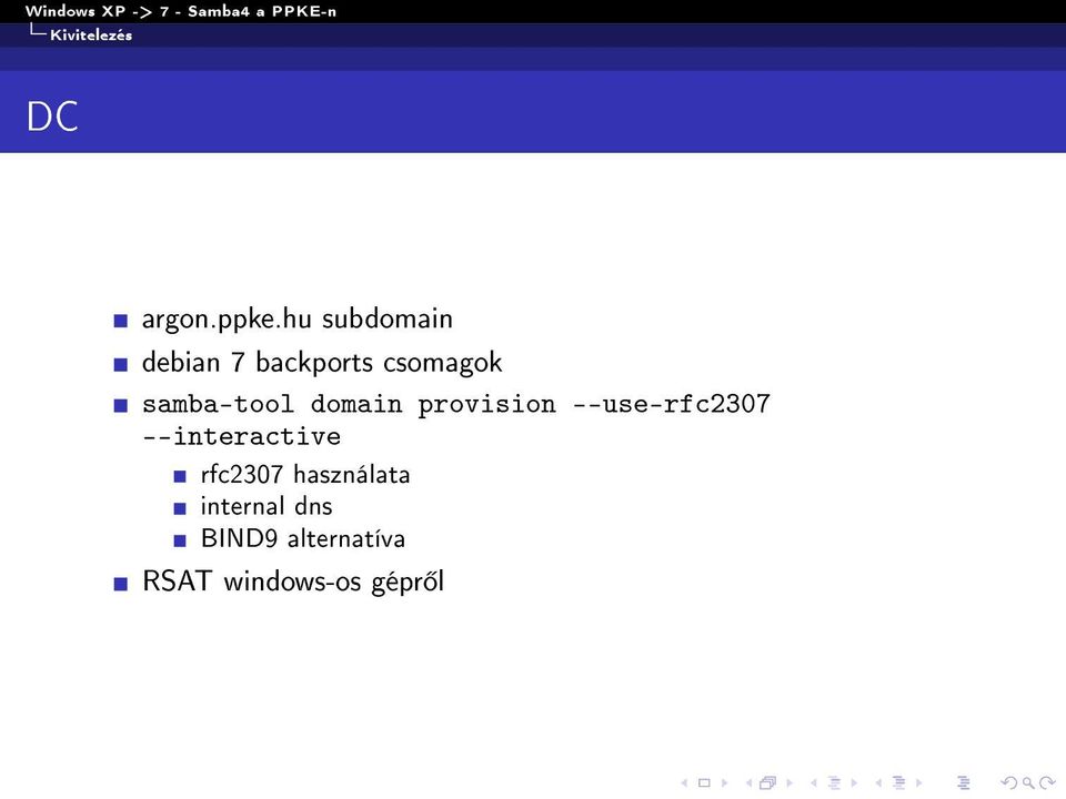 samba-tool domain provision --use-rfc2307