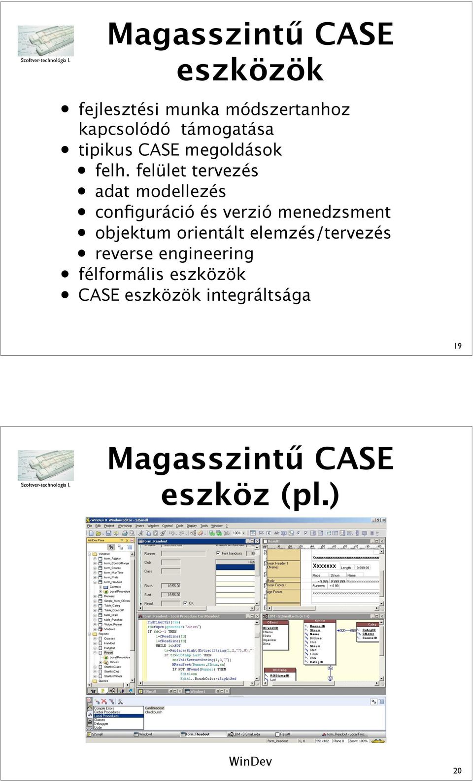 felület tervezés adat modellezés configuráció és verzió menedzsment objektum