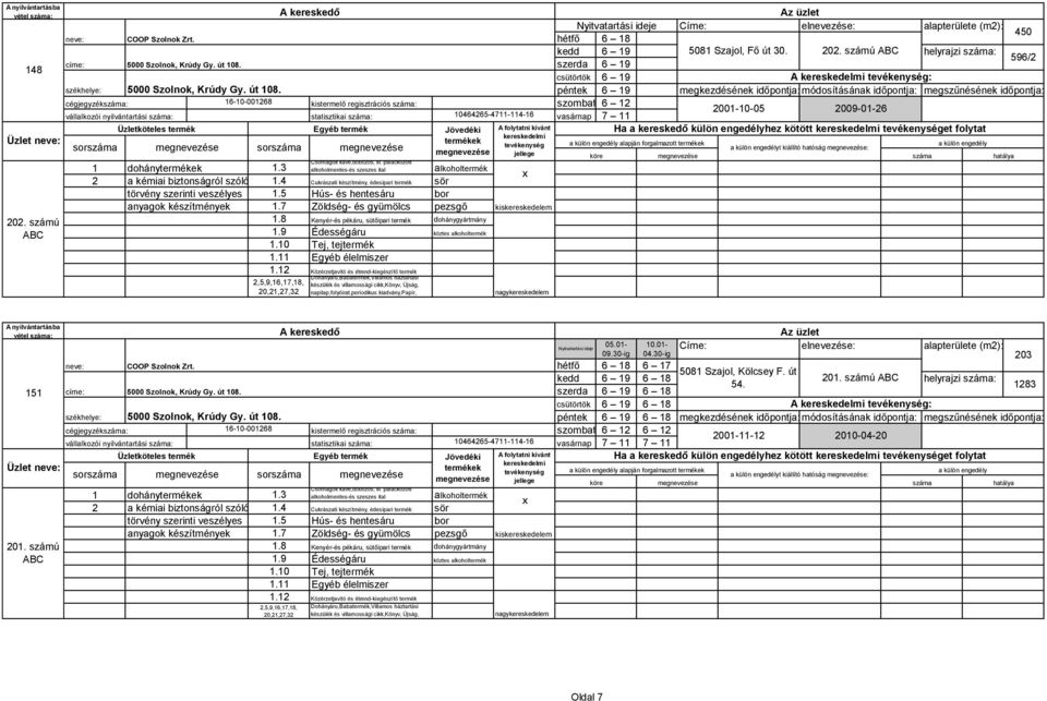 Dohányáru,Babatermék,Villamos háztartási készülék és villamossági cikk,könyv, Újság, napilap,folyóirat,periodikus kiadvány,papír, Csomagolt kávé,dobozos, ill. palackozott 1 dohány 1.