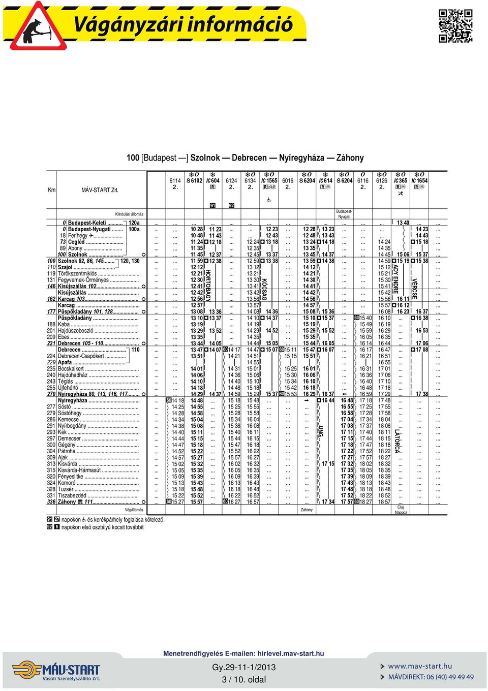 Hdúszoboszló.. Ebes.. Debrecen 15-11.. Debrecen.. 11 Debrecen-Cspókert Apf.. Bocskkert Hdúhdház. Téglás.. Úfehértó. Nyíregyház, 113, 1, 117 Nyíregyház. Sóstó Sóstóhegy.. Kemecse. Nyírbogdány. Kék.