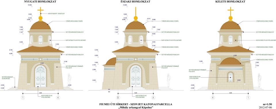 167 VÖRÖS RÉZLEMEZ FEDÉS VÖRÖS RÉZLEMEZ FEDÉS SÜTTŐI MÉSZKŐ PÁRKÁNY SÜTTŐI MÉSZKŐ PÁRKÁNY KOVÁCSOLTVAS NYÍLÁSZÁRÓ KOVÁCSOLTVAS NYÍLÁSZÁRÓ VÖRÖS RÉZLEMEZ FEDÉS VÖRÖS RÉZLEMEZ FEDÉS 7.856 7.532 7.167 6.