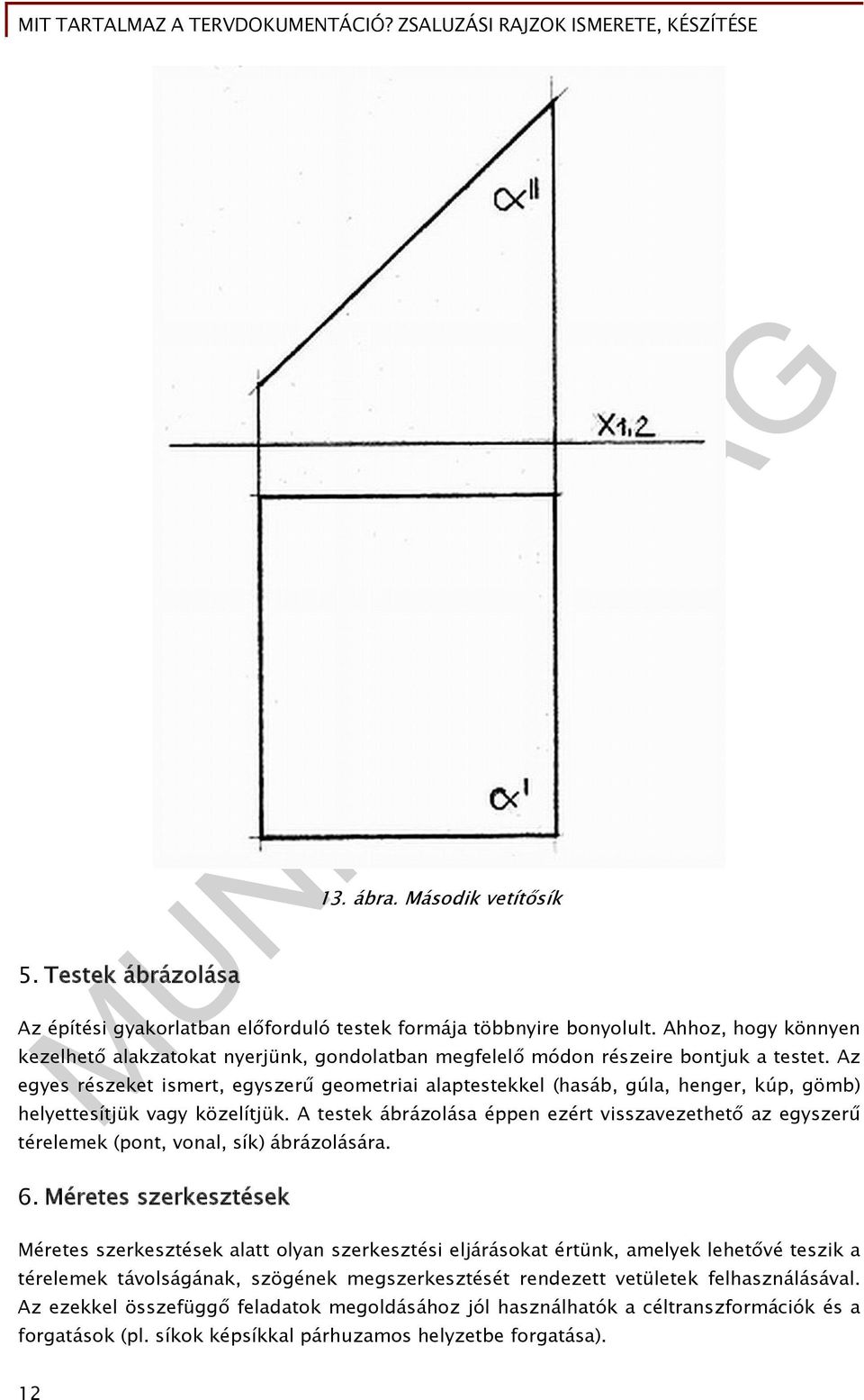 Az egyes részeket ismert, egyszerű geometriai alaptestekkel (hasáb, gúla, henger, kúp, gömb) helyettesítjük vagy közelítjük.