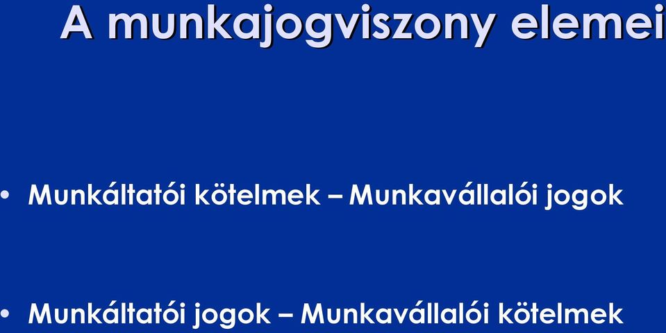 Munkavállalói jogok