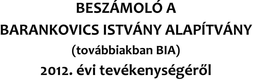 ALAPÍTVÁNY