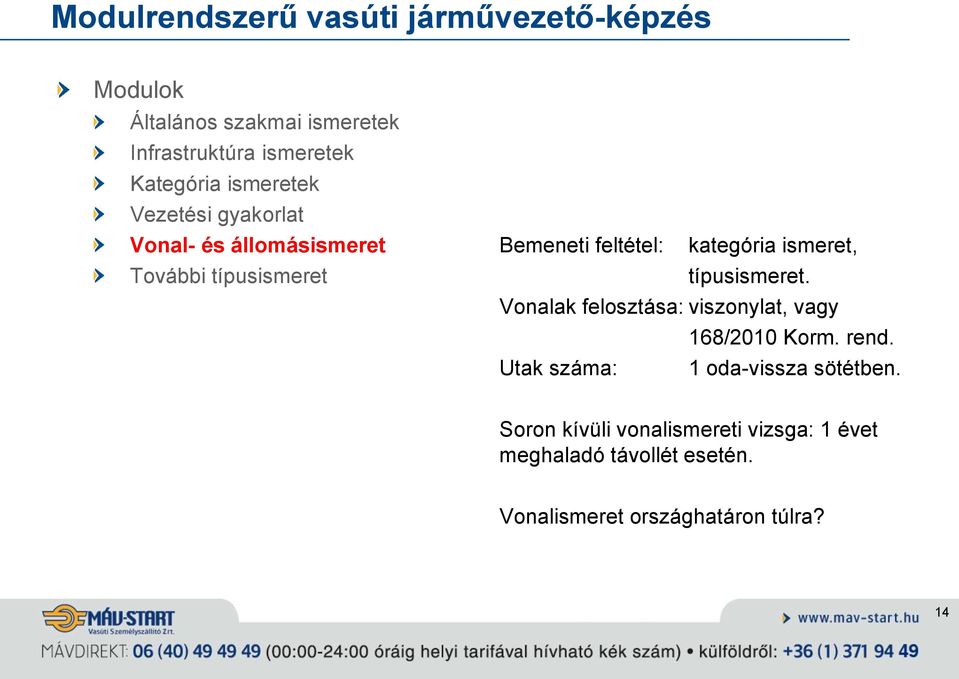 típusismeret. Vonalak felosztása: viszonylat, vagy 168/2010 Korm. rend.