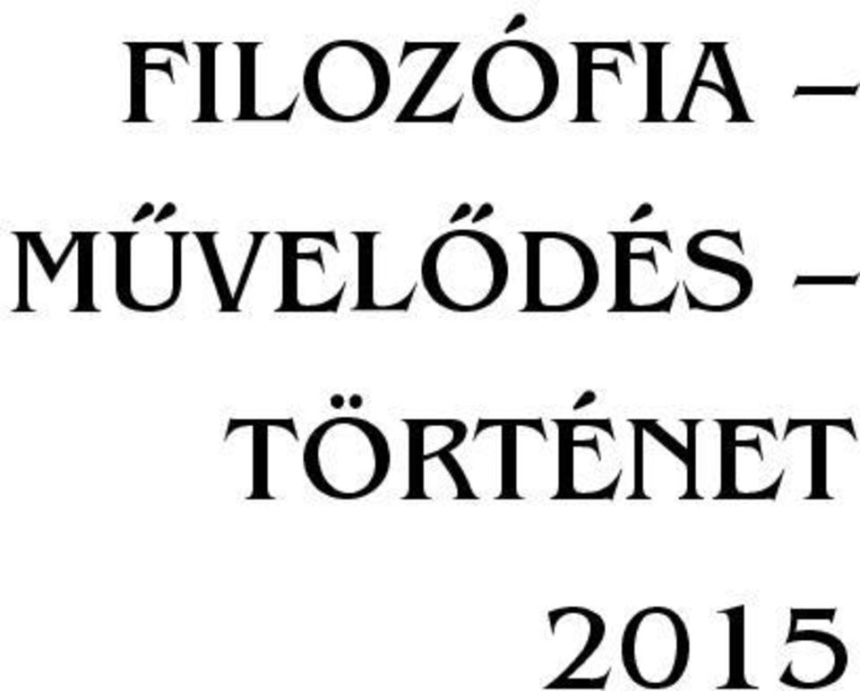 TÖRTÉNET
