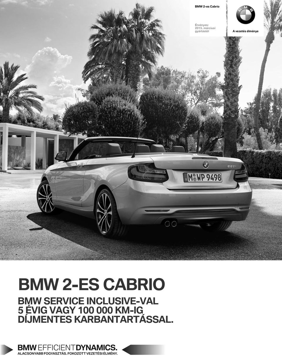 BMW 2-ES CaBRIo BMW SERVICE