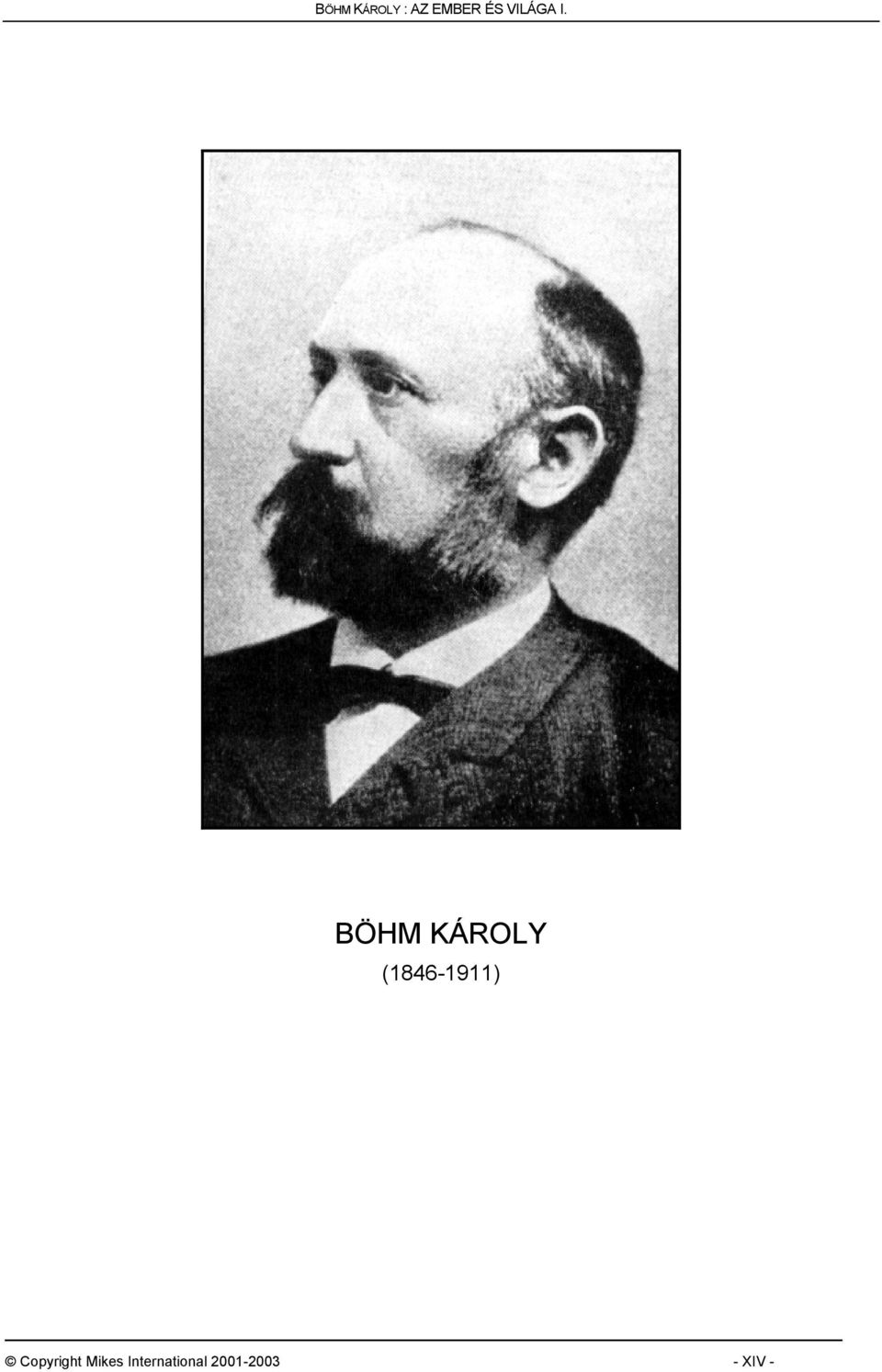 BÖHM KÁROLY (1846-1911)