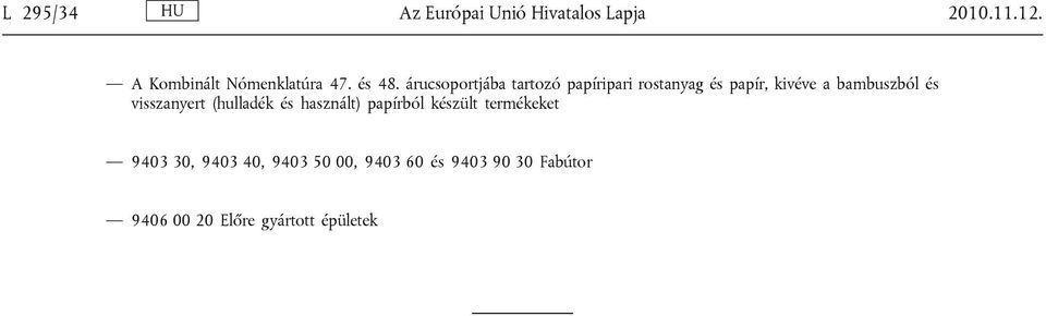 árucsoportjába tartozó papíripari rostanyag és papír, kivéve a bambuszból és