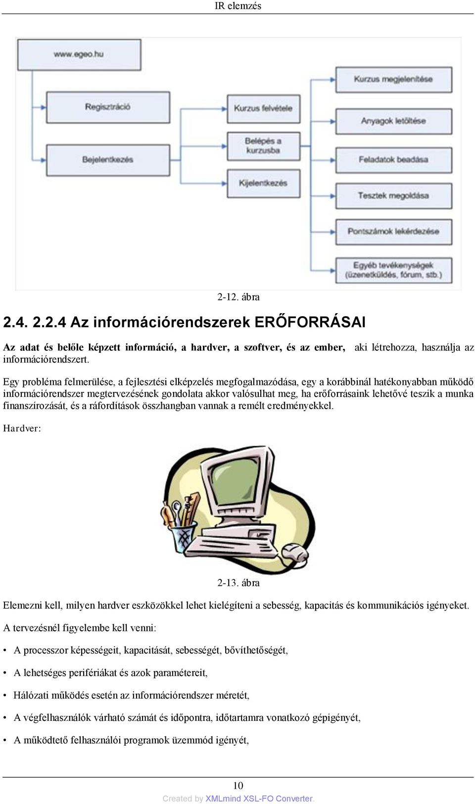 teszik a munka finanszírozását, és a ráfordítások összhangban vannak a remélt eredményekkel. Hardver: 2-13.